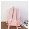 Brief Lilo Stitch Rucksack Hochleistungs-Studentenrucksack mit Federmäppchen Niedlicher Cartoon-Schultasche Atmungsaktiver Anime-Rucksack 3