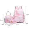 3-teiliges Set Lilo Stitch Schüler Schultasche Mädchen Junge Kind Rucksack Doppel Umhängetasche Reise Stift Tasche Büchertasche Laptop Sets Urlaub Geschenk 3
