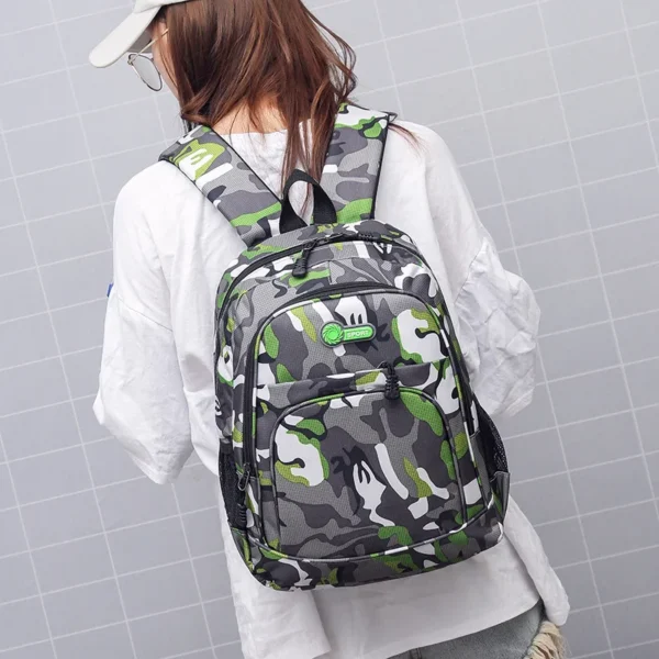 Camouflage Männer Rucksäcke Reise Kinder Schule tasche Cool Boy Military Schule Taschen Für Teenager Jungen Mädchen Schule Rucksack sac mochila 2