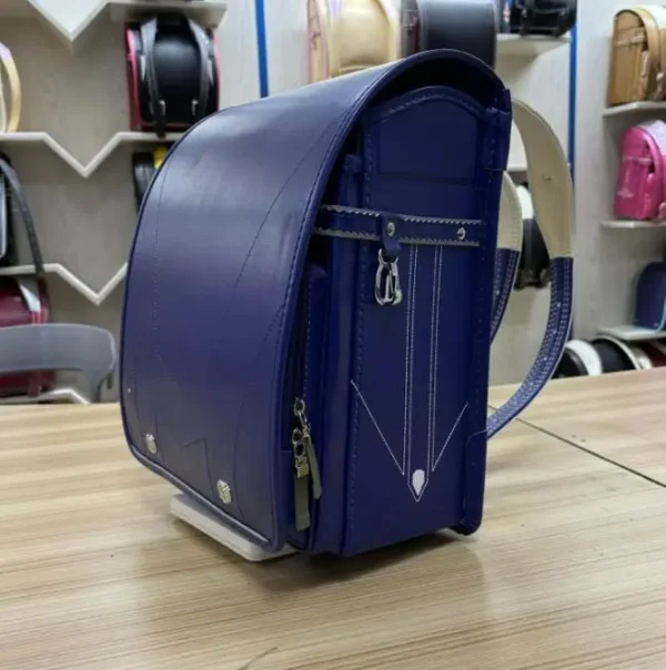 Japanischer Randoseru-Rucksack Grundschule Büchertaschen für Mädchen Japan PU-Leder Japan Schultasche für Jungen Schulrucksack Tasche 5