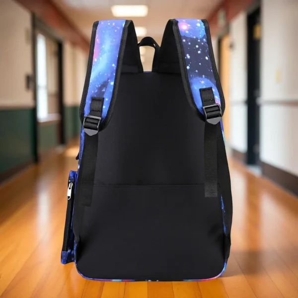 Stitch Strapazierfähiges Rucksack-Set, großer Studentenrucksack mit Umhängetasche und Federmäppchen, ideal für Jugendliche, Schulbedarf 5