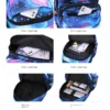 Disney Stitch Rolltasche für die Schule, Trolley-Taschen, Mädchen-Reiserucksack mit Rollen, wasserdicht, große Kapazität, Reise-Schultasche 2