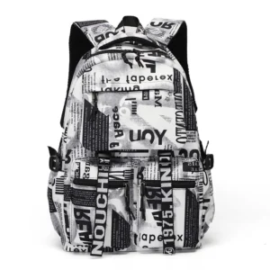 Neuer modischer Schulrucksack für Jungen im Teenageralter, coole Schultasche, wasserdichter Reiserucksack, große College-Büchertasche, Kinderschultaschen