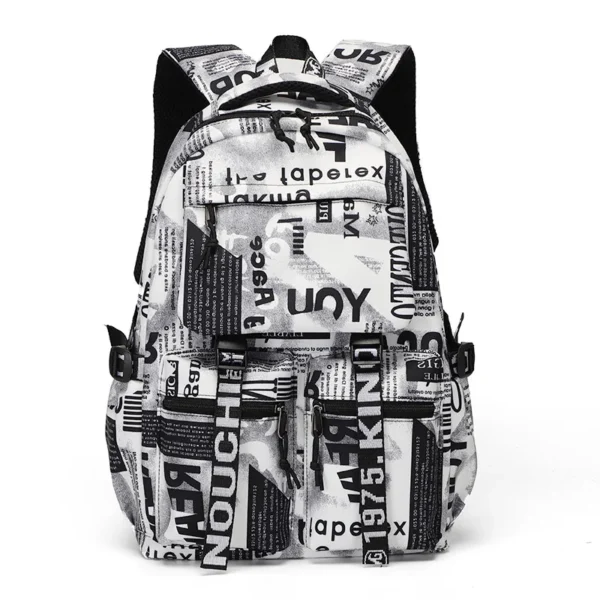 Neuer modischer Schulrucksack für Jungen im Teenageralter, coole Schultasche, wasserdichter Reiserucksack, große College-Büchertasche, Kinderschultaschen