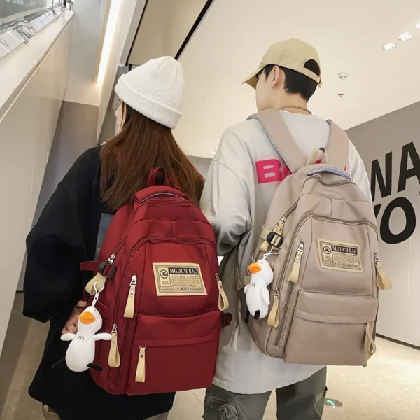 Mode Große Student Schule Rucksack Rucksack Mädchen Jungen Schule Tasche Hohe Kapazität Frauen Rucksack Weibliche Freizeit Reise 3