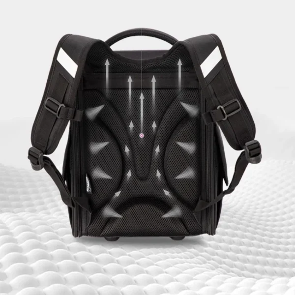 Neuer orthopädischer Rucksack der 1.–2. für Jungen, Cartoon-3D-Fußball-Schultasche, Kinderrucksack, Grundschule, wasserdichte Büchertaschen 2