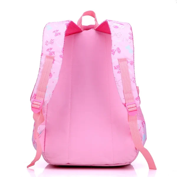 Kinder Schultaschen für Mädchen Set Schultasche Kawaii Grundschule 3-teilige Büchertasche Schulrucksack Kinder Wasserdichter Reiserucksack 4