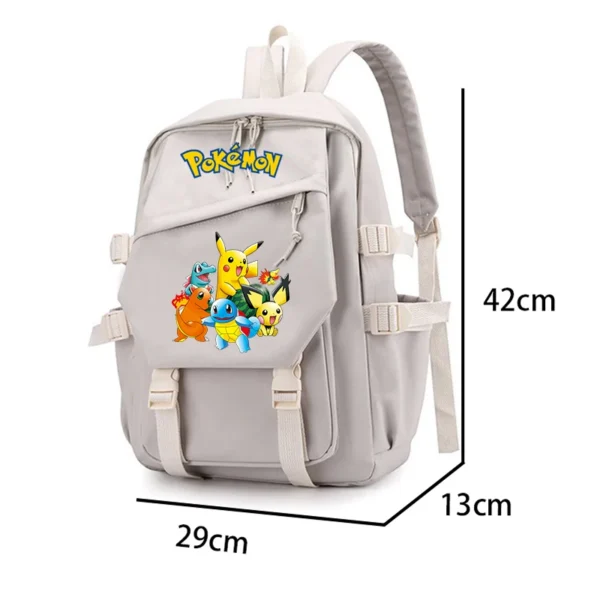 Anime Pokemon Pikachu Student Kawaii Rucksack Kaisen Leichte Taschen Rucksack für Jungen Mädchen Kinder Zurück zur Schule Schultasche 2