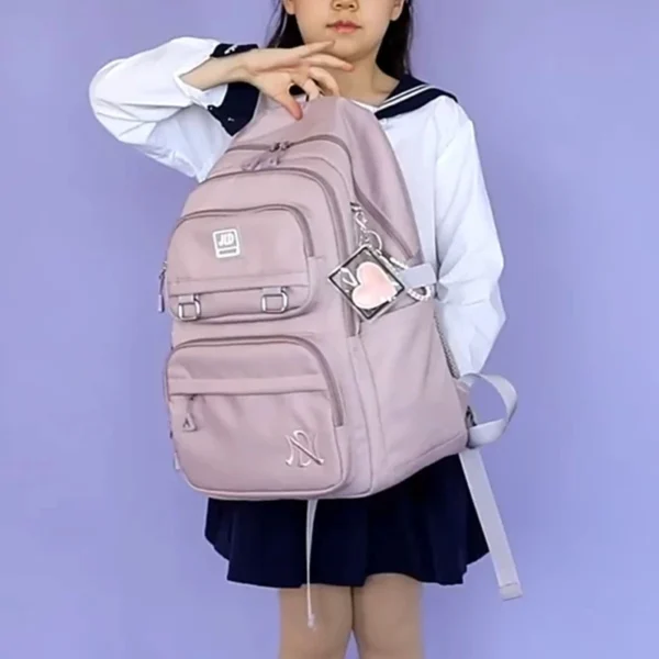 Rucksack Schultasche Mädchen Rucksack für Kinder Kind Kind Teenager weibliche Klasse Schultasche Primäre Frauen Rucksack Teen Bookbag Kit 2
