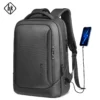 HK Herren Designer Laptoptasche Wasserdichte Schultaschen für College Jungen Männlich Business Sport Reiserucksack Männer mit USB-Aufladung