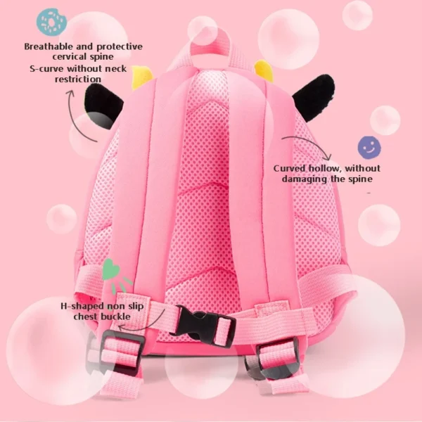 Mode Kinder Schultaschen 3D Biomimetic Tier Kinder Rucksack Kindergarten Jungen und Mädchen Schultaschen Mini Rucksack Büchertasche 2