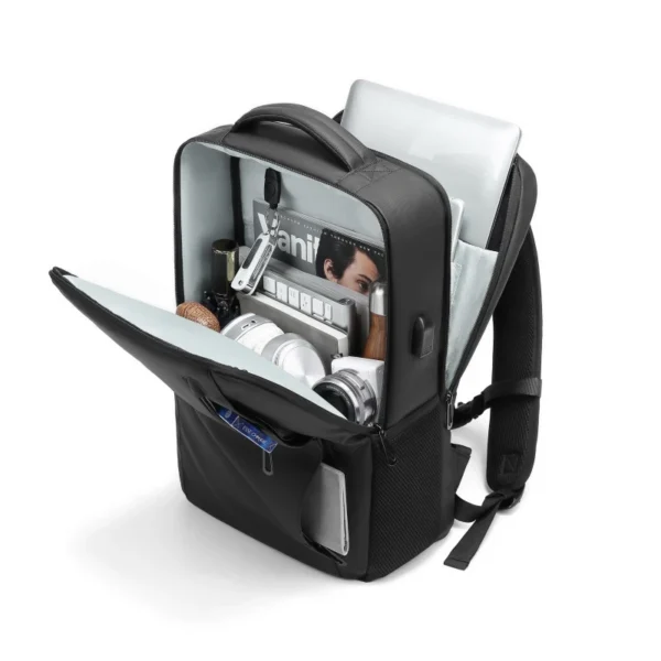 XOKY Business-Reiserucksack, erweiterbar, großer Rucksack, USB-Aufladung, modischer Rucksack für Herren, 15,6-Zoll-Laptop-Rucksack 2051 5