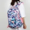 Lilo & Stitch Disney Damen Große Schultasche Studentenrucksack Mädchen Büchertasche Tasche Teenager Rucksack Schultasche Rucksack Mochila 3