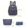 Mode frauen leuchtende Rucksack PVC holographische geometrische Schule Taschen Für Teenager Mädchen Bagpack mochila feminina Reise Sollte 3