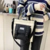 4-teiliges Set Grundschul-Schultasche für Damen, koreanische Version von Campus, leichter Rucksack mit großem Fassungsvermögen, Resh Junior High 2