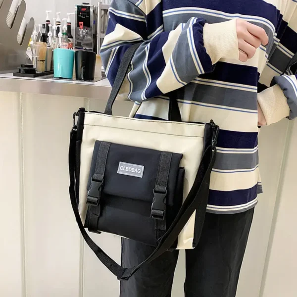 4-teiliges Set Grundschul-Schultasche für Damen, koreanische Version von Campus, leichter Rucksack mit großem Fassungsvermögen, Resh Junior High 2