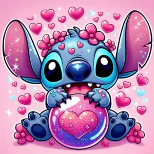 Disney DIY Diamant Stickerei Lilo und Stitch volle Runde Mosaik Cartoon Diamant Malerei neue 2025, kreative Hobbys Wandkunst