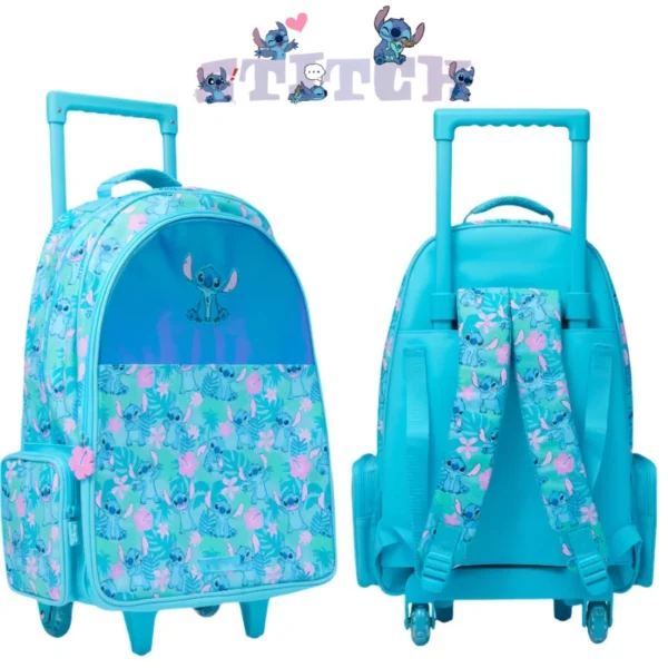 Stitch Trolley Schultasche Stitch Hand-Bento Bag Cartoon Federmäppchen Tragbare Trinkflasche Unisex Lernausrüstung 2