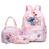 3 Teile/satz Lilo Stitch Rucksack Cartoon Sport Rucksack für Mädchen Bagpack Laptop Teen Reise Schule Student Teenager Bookbag 5