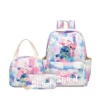 3-teiliger Rucksack mit großem Fassungsvermögen, Cartoon-Anime-Schultasche, Kinder- und Mädchen-Reiserucksack mit Lunchtasche und Federmäppchen 4