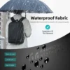HK Herren Designer Laptoptasche Wasserdichte Schultaschen für College Jungen Männlich Business Sport Reiserucksack Männer mit USB-Aufladung 4