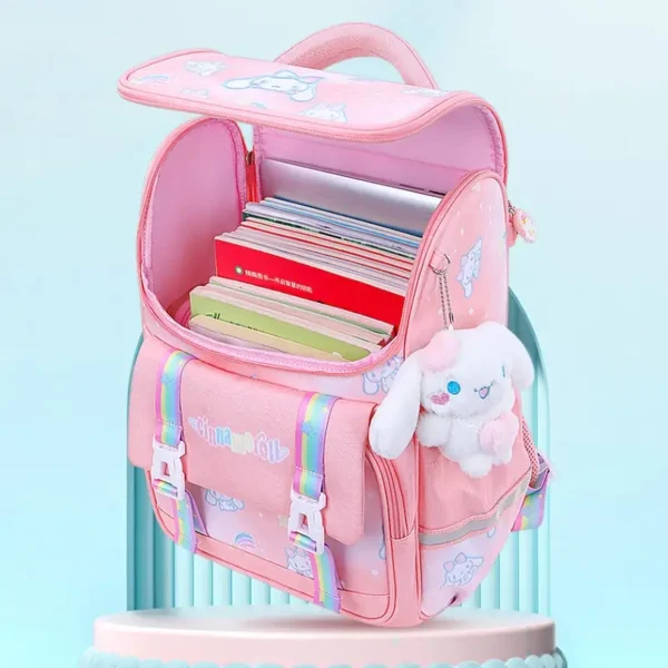 Sanrioed Cinna moroll Anime niedlich große Kapazität Kinder Rucksack Schult aschen Student Cartoon Umhängetasche Reise geschenk für Freund 5