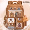 Kinder Schultaschen für Jungen Mädchen Kinder Rucksack Grundschule Orthopädischer Schulrucksack Wasserdichte Schultasche Büchertasche 3