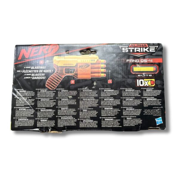 NERF Alpha Strike Fang QS-4 Blaster inkl. 10 Darts – Bild 2