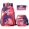 3 Teile/satz Rucksack Lilo und Stitch Schule Taschen für Teenager Mädchen Rucksäcke Frauen Schul Leinwand Rucksack Escolar 6
