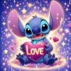 Disney DIY Diamant Stickerei Lilo und Stitch volle Runde Mosaik Cartoon Diamant Malerei neue 2025, kreative Hobbys Wandkunst