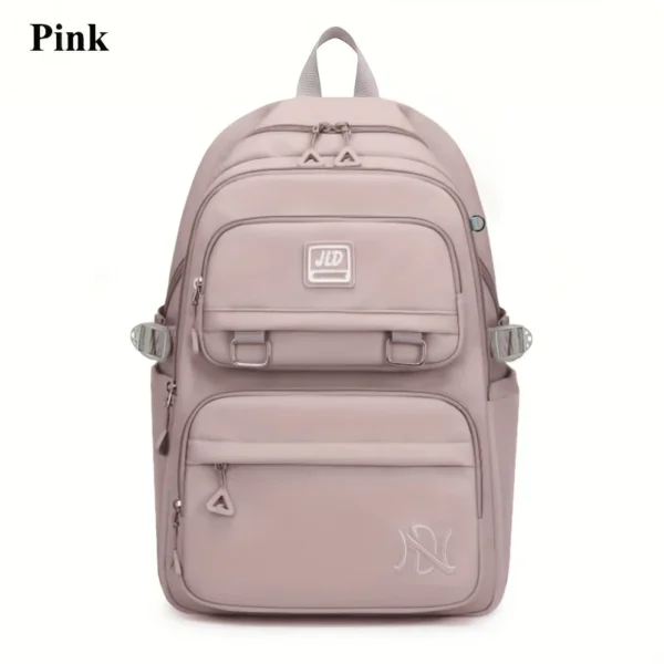 Großer Rucksack für Studenten, lässig, wasserdicht, Nylon, doppelte Umhängetasche, modische Reise-College-Tasche 5