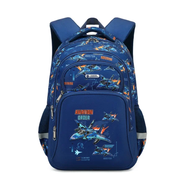 Cartoon Einhorn 3-teiliges Set Schultaschen für Mädchen Jungen Kinder Weltraumrucksack Grundschüler Rucksack mit Lunchbox