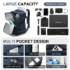 Reiserucksack Kurzstreckenflugzeug Ryanair Kabinentasche 40x20x25 Rucksack Damen Herren Freizeit Schule Laptoptasche Handgepäck 4