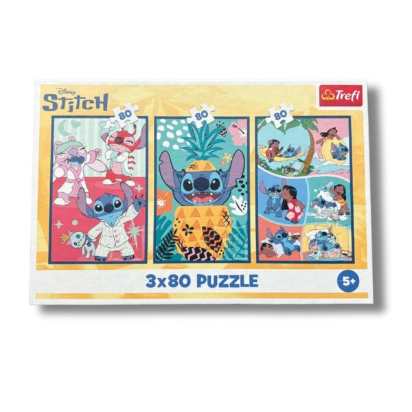 Disney Stitch Puzzle 3x80 Teile – Trefl