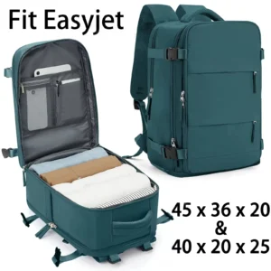 Easyjet Cabin Bag 45x36x20 Rucksack, 40x20x25 Ryanair Tragetaschen, Damen/Herren Flugzeug-Reiserucksack, Laptop-Rucksack in Kabinengröße