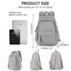 Laptop-Rucksack für Damen, Anti-Diebstahl-Arbeitsrucksack für 35,6 cm, Schulrucksack, Krankenschwester-Rucksack, Büchertasche für Mädchen und Jungen im Teenageralter 2