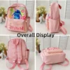 2025New Disney Lilo und Stitch Rucksack Kawaii Cartoon Anime Gedruckt Zubehör Lagerung Tasche kinder Casual Schulter Tasche Geschenk 5