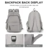 Laptop-Rucksack für Damen, Anti-Diebstahl-Arbeitsrucksack für 35,6 cm, Schulrucksack, Krankenschwester-Rucksack, Büchertasche für Mädchen und Jungen im Teenageralter 6