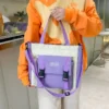 4-teiliges Set Grundschul-Schultasche für Damen, koreanische Version von Campus, leichter Rucksack mit großem Fassungsvermögen, Resh Junior High 5