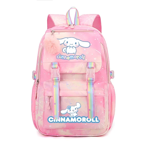 Neue Zimt Große Kapazität Rucksack Sanrio Cartoon Anime Figuren Schultasche Cinnamoroll Kawaii Mode Buch Tasche Schule Liefert 6