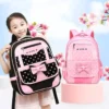 Koreanische Version Japanische Grundschule Student Rucksack Bogen Kinder Welle Punkt Mädchen Ergonomisches Design Schützt Die Wirbelsäule 2