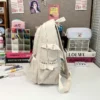 Stilvoller, leichter Rucksack mit transparenter Vordertasche – großes Fassungsvermögen für Schule, Reisen und Outdoor-Aktivitäten 3