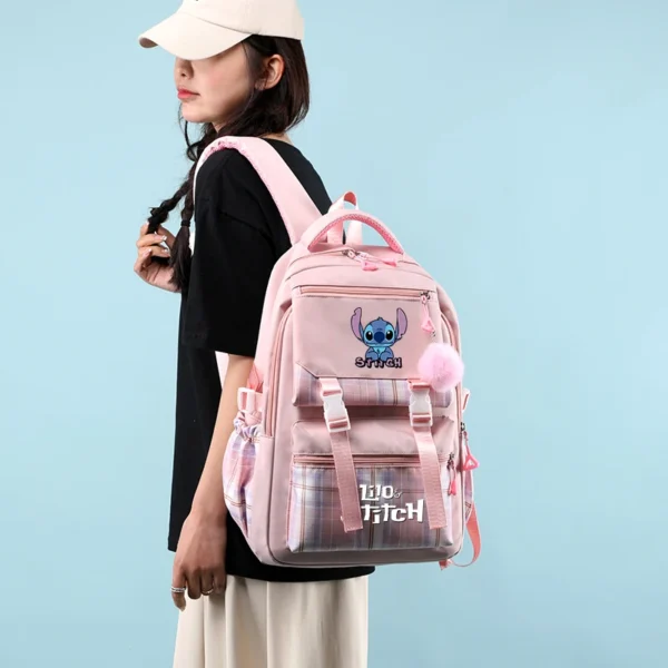 Neue Disney Lilo Stich Rucksack für Mädchen Junge Student Teenager Kinder Rucksack Frauen Nette Casual Schule Taschen Kinder Geburtstag Geschenk 6