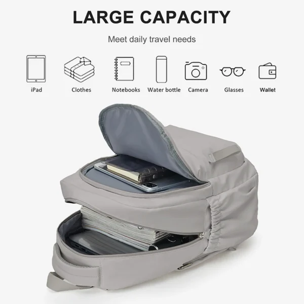 Laptop-Rucksack für Damen, Anti-Diebstahl-Arbeitsrucksack für 35,6 cm, Schulrucksack, Krankenschwester-Rucksack, Büchertasche für Mädchen und Jungen im Teenageralter 5