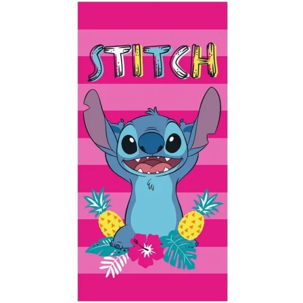 Disney Stitch Badetücher, Cartoon-Mikrofaser, Sport, schnell trocknend, super saugfähig, weich, leicht, für Fitnessstudio, Schwimmen, Yoga 3