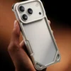 Oatsbasf Minimalistisch für iPhone 17 Pro/Pro Max/17 Air Phone Case Metall Rahmenloses kabelloses Laden Ultradünne Schutzhülle 1