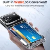 Case For iPhone 17 16 15 14 13 12 11 Pro Max Plus Air 2025 Wallet Case Card Holder ID Slot Scratch Bumper Rugged TPU Cover 6