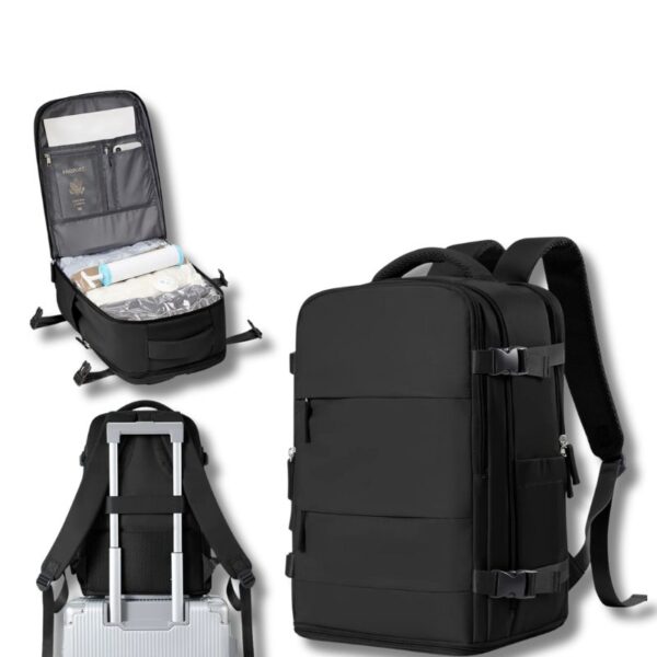 Ryanair Handgepäck Rucksack 40x20x25 – Kabinentasche mit Laptopfach & Vakuumbeutel