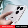 Airbag Anti Knock Handyhülle für IPhone 17 IPhone 17 Pro Max Air 5G Soft Clear Transparent Silikon Airbag Ecken Stoßstangenabdeckungen 2