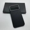 Echte Kohlefaser für Magsafe, magnetisch, für iPhone 17 Pro Max, Aramidfaser, vollständige Abdeckung für iPhone 17 Pro, Carbon-Hülle 6